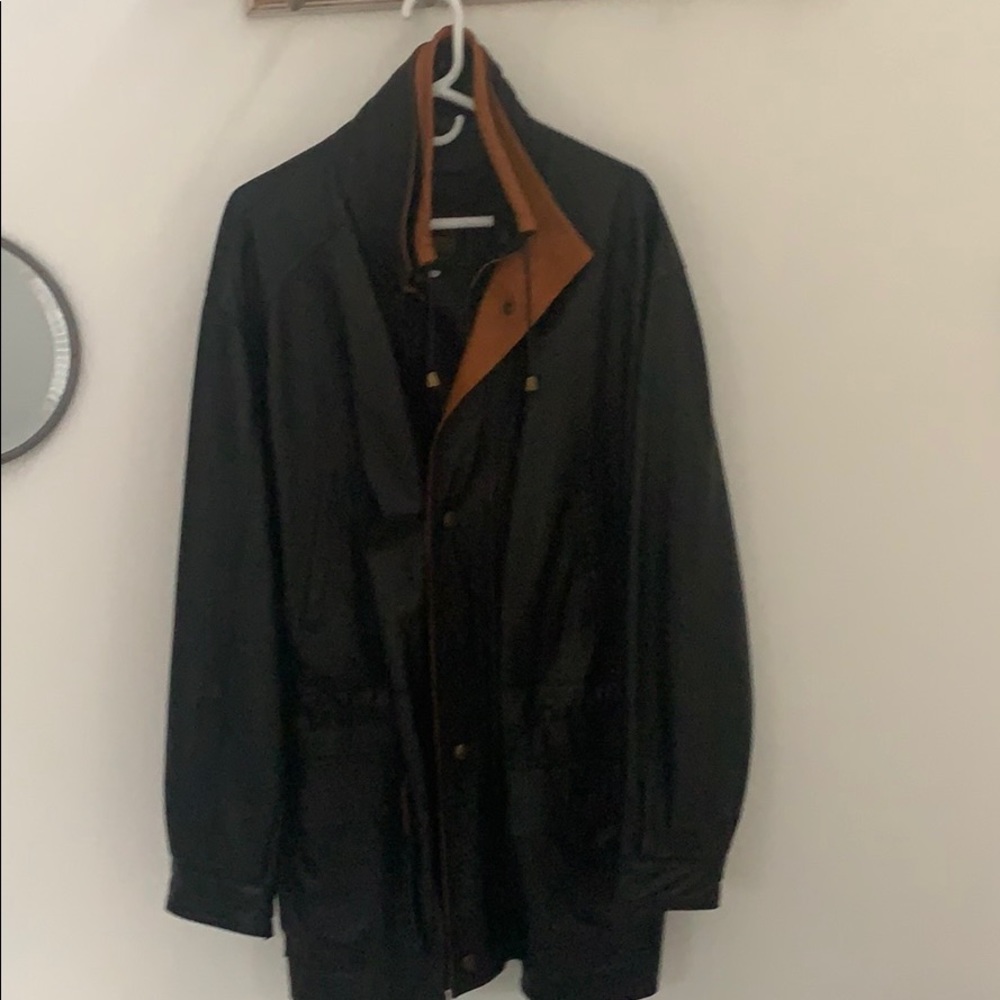 Firenze Italian Men’s leather coat size 54